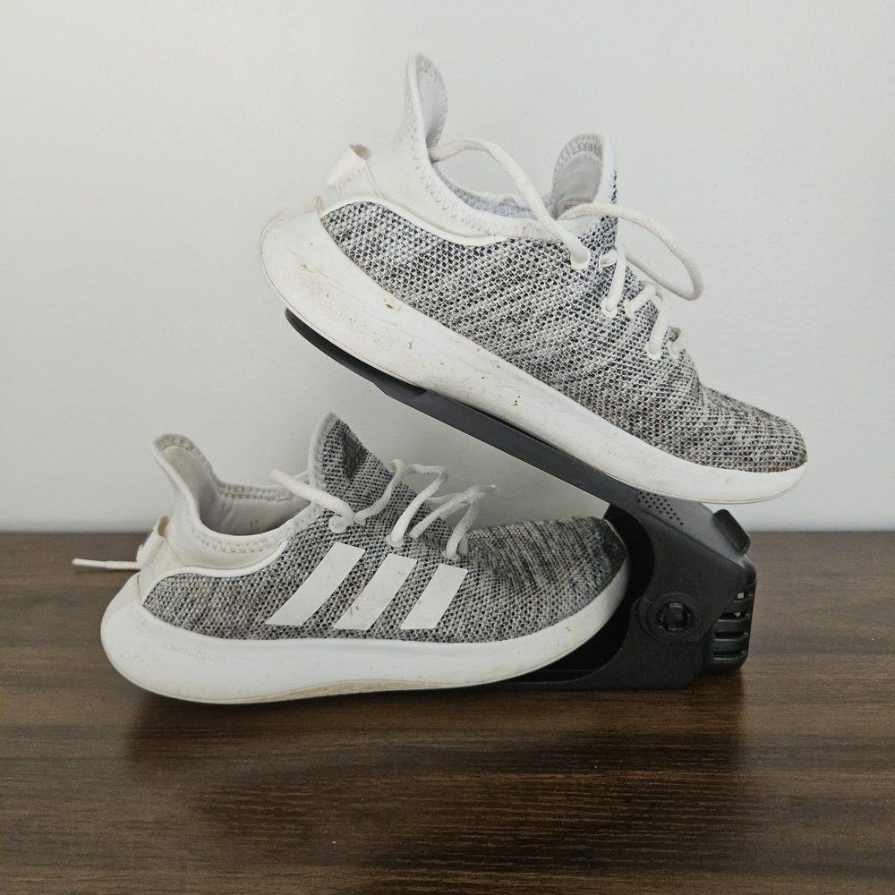 adidas Kids' White and Black Sneakers